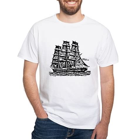 Cutty Shark Mens Classic T Shirts Cutty Sark White T Shirt By Eloren