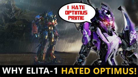 Why Elita 1 Was The One Autobot Who Hated Optimus Prime The Most In The