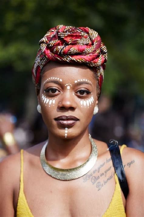 African Tribal Makeup Africa Beauty Inspiration