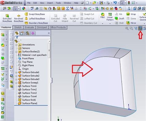 Solidworks Surface Knit Solidworks Autocad Unigraphics Design