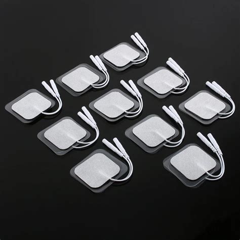 Electrode Pads 20Pcs 4x4cm Replacement Health Pads Self Adhesive