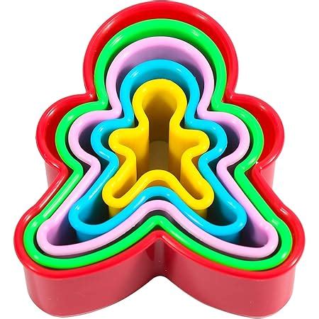 Mesmeriser Cookie Cutters Shapes Pack Of Gingerbread Man Shape