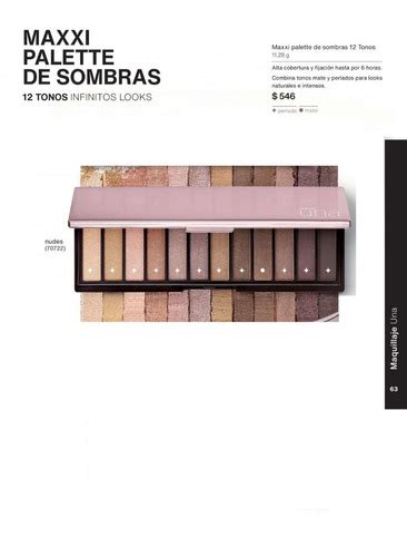 Maxxi Palette De Sombras 12 Tonos Una Natura Envío gratis