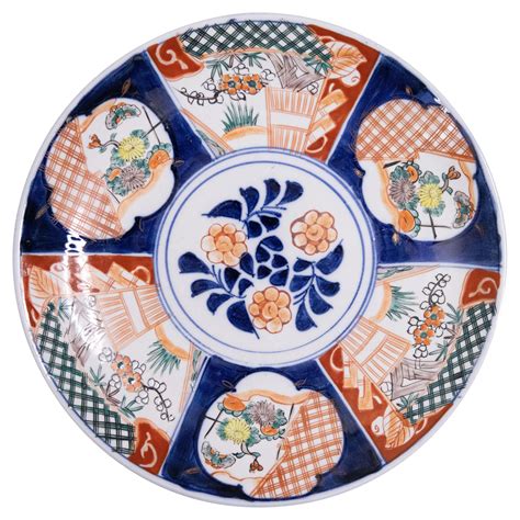 Th Century Japanese Imari Scalloped Charger Plate At Stdibs