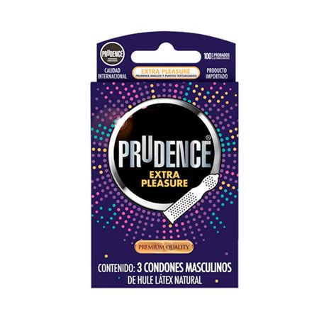 Condón Prudence Extrapleasure 3 pz Inttimus Sex Shop