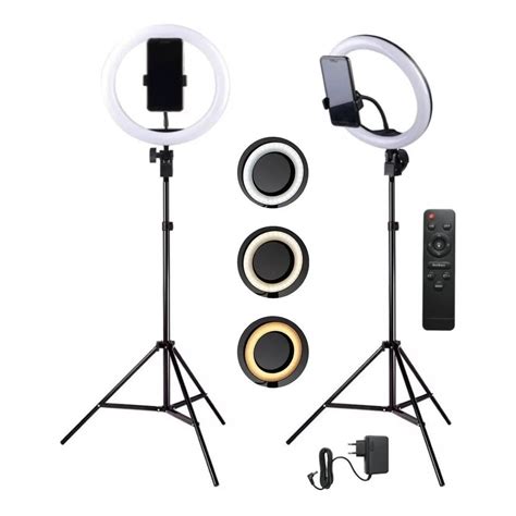 Kit Completo Ring Light Profissional 6 10 12 Polegadas 20 26