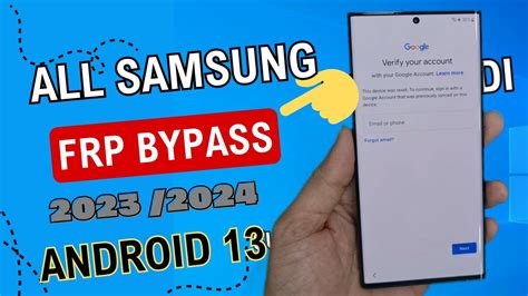 Samsung S22 Ultra Android 13 FRP Bypass Latest