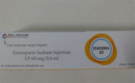 Enixerin Enoxaparin Injection Mg Ml At Rs Piece