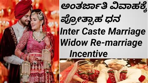 Inter Caste Marriage incentives Karnataka 2023 shortsಅತರಜತ ವವಹತ