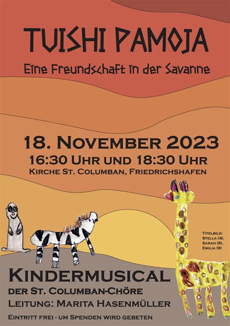 Kindermusical Tuishi Pamoja F Rderverein