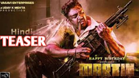 Martin Teaser Review Martin Teaser Dhruva Sarja Movie Youtube