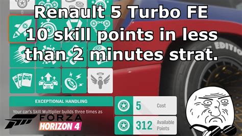 Forza Horizon 4 How To Get 10 Skill Points In Less Than 2 Mins Strat