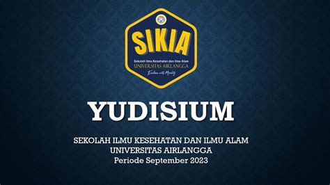 Yudisium Sikia Unair Periode September Youtube