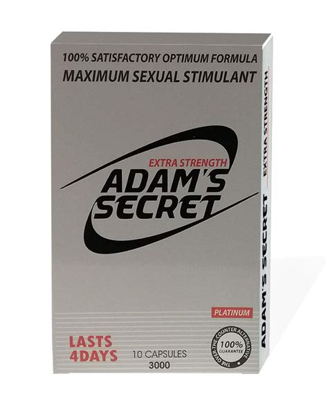 Adam S Secret 3000 Platinum Maximize Performance Naturally 10 Pills Per 793588414740 Ebay