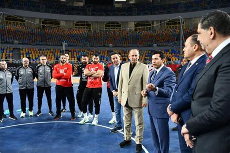 وزير الرياضة يؤازر لاعبي منتخب اليد قبل أمم أفريقيا بوابة أخبار اليوم