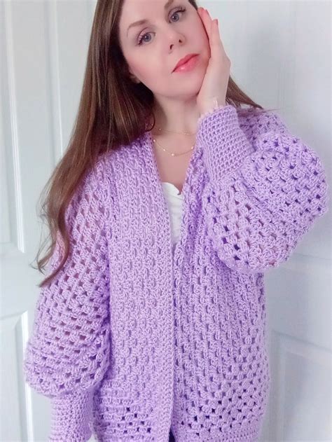 Crochet Hexagon Cardigan Pattern How To Crochet Easy Hex Etsy Uk