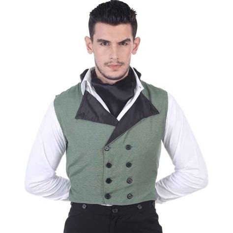 English Gentlemans Double Breasted Vest Dc1323 Medieval Collectibles