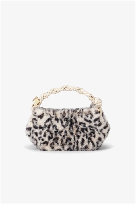 Leopard Fur Mini Ganni Bou Bag Ganni Ch