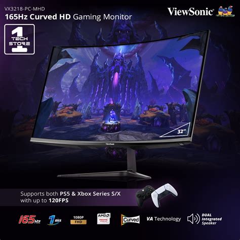 Jual Viewsonic Vx Pc Mhd Inch Monitor Fhd Va Hz Ms Curved