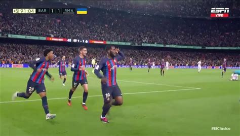 Gol Kessi Hoy Con Barcelona Vs Real Madrid Por Laliga Ver Gol De