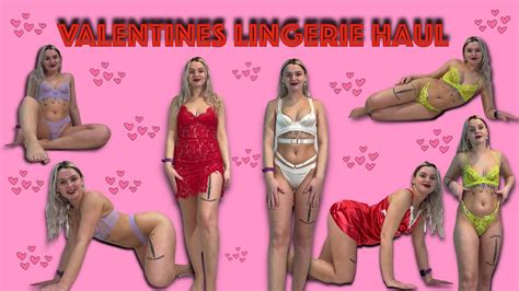 Valentines Day Lingerie Haul And Try On Youtube