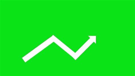 Animated Graph Increase Inflation On Green Stock Footage Video (100% ...