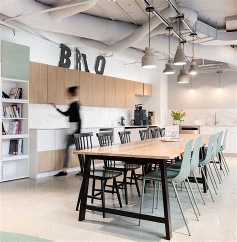 Cafeteria Office Interior Design By Inside Studio Location Montreal