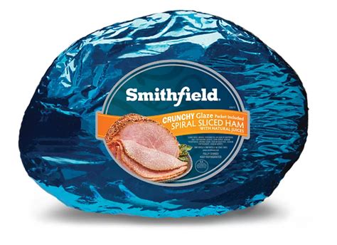 Smithfield Crunchy Glaze Spiral Sliced Smoked Ham - Shop Meat at H-E-B