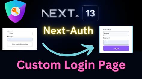 Custom Login Page In Next Auth And Next Js Authentication Complete