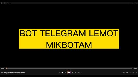 Ini Penyebab Telegram Lemot Untuk Mikbotam Youtube