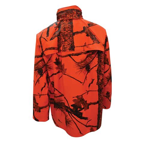 Veste De Pluie Camo Orange XL Ducatillon