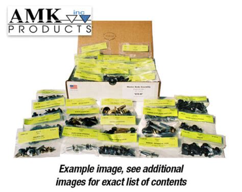 Master Body Bolt Kit For Falcon 1966 1967 AMK 66D M62 EBay