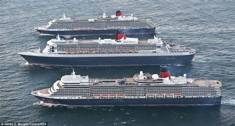 First Pictures Of Cunard S Queen Elizabeth Queen Mary And Queen