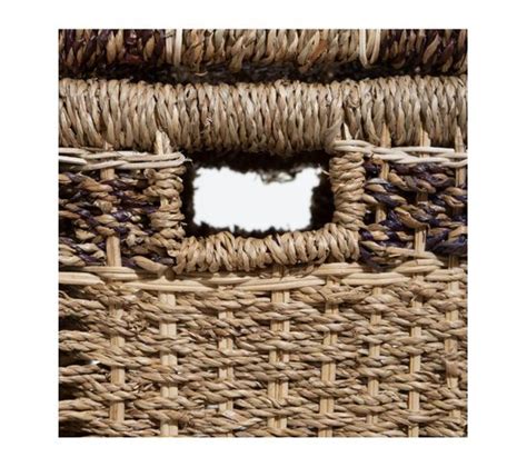 Set De 5 Paniers De Rangement En Seagrass Beige Et Marron Panier BUT