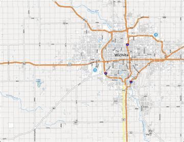 Map of Wichita, Kansas - GIS Geography