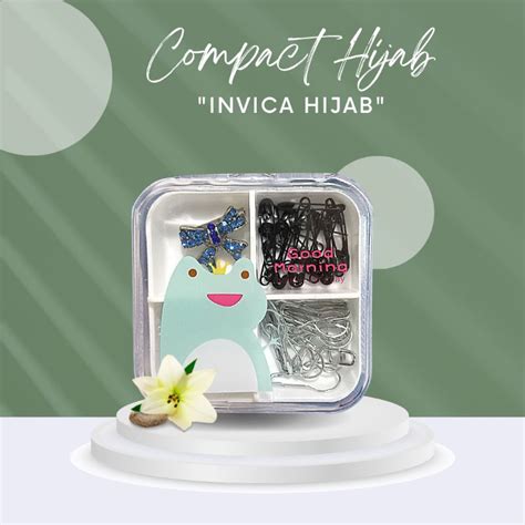 Jual Invica Hijab Compact Hijab Box Peniti Hijab Set Aksesoris