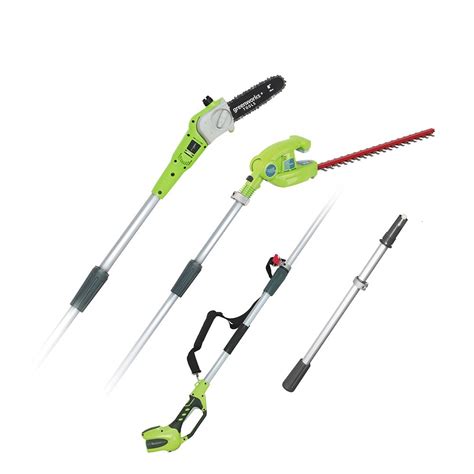 Greenworks Tools Akku Hochentaster U Teleskop Heckenschere In G Psh