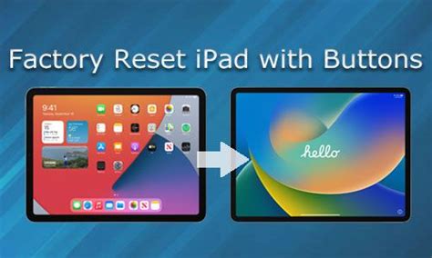 All Models Supported How To Factory Reset Ipad With Buttons Artofit