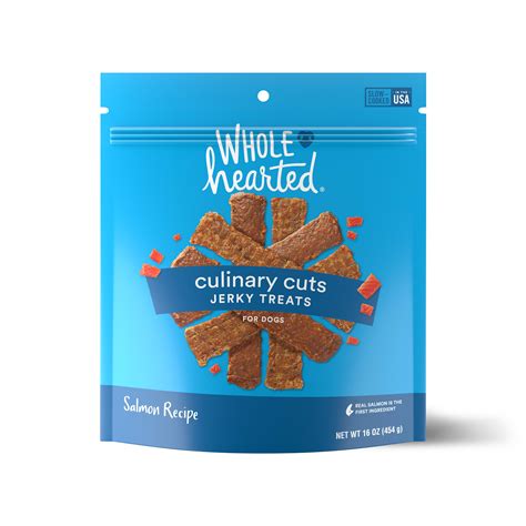 WholeHearted Culinary Cuts Salmon Recipe Jerky Dog Treats, 16 oz. | Petco