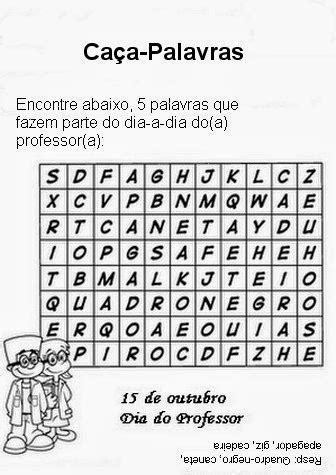 Atividades Dia Do Professor Para Imprimir Atividades Dia Do Professor