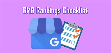 Google My Business Gmb Local Maps Top Seo Ranking Factors Checklist