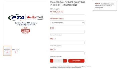 Get Your Phone S Pta Approval On Installment Plan Via Alfa Mall Incpak