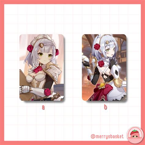 Genshin Impact Mondstadt Characters Anime Pc Photocards Unofficial