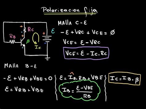 El Transistor BJT Polarización Fija Ejercicio YouTube