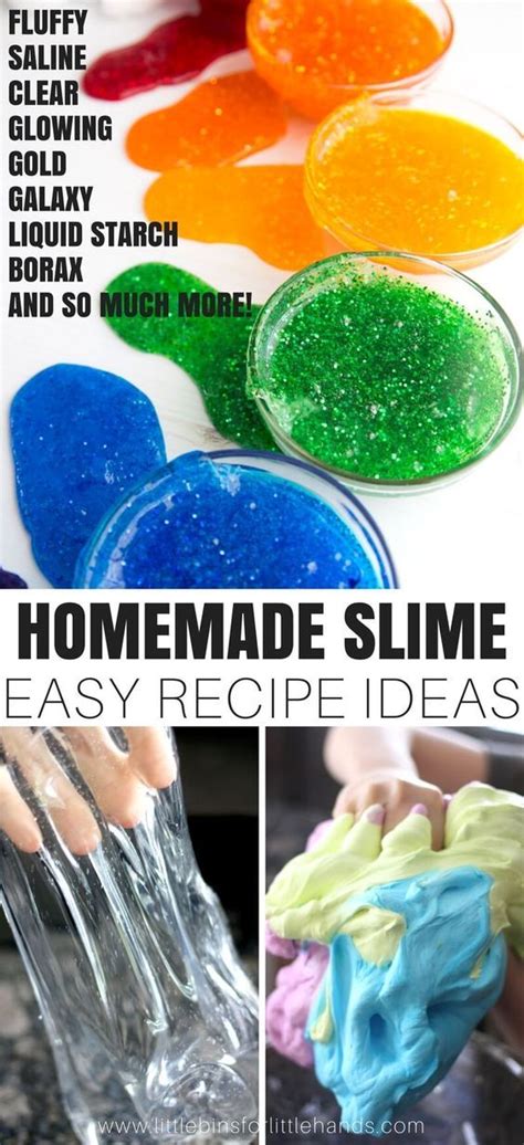 Best Slime Recipe For Making Slime Little Bins For Little Hands