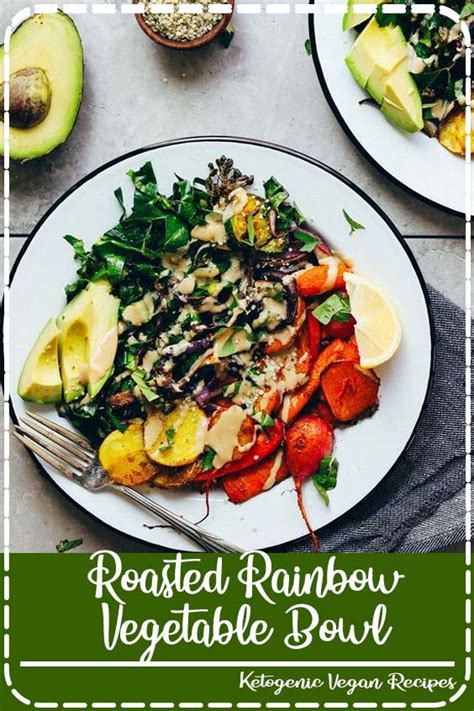 Roasted Rainbow Vegetable Bowl 30 Minutes Max Quinn