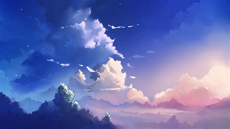 Blue And Purple Anime Wallpapers - Wallpaper Cave