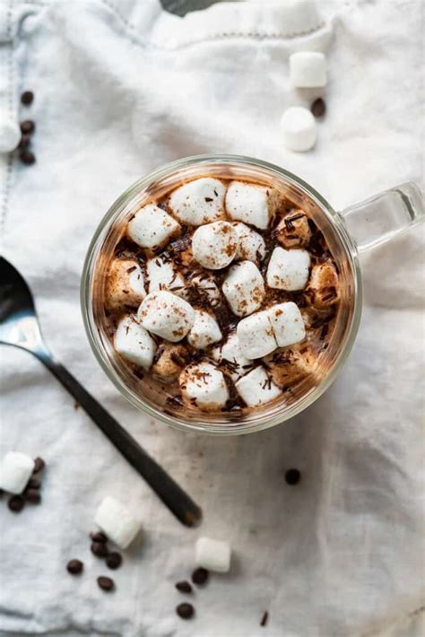 Microwave Hot Chocolate With Chocolate Chips Vibrantly G Free