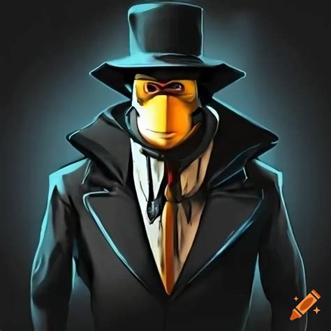 Humorous Image Of A Penguin Mafia Boss On Craiyon