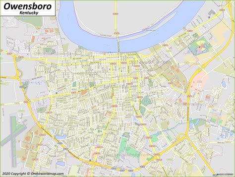 Owensboro Map | Kentucky, U.S. | Discover Owensboro with Detailed Maps